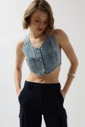 Denim Cepli Yelek resmi
